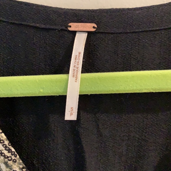 Free People Long Sleeve Tunic Top - Size S - Picture 3 of 4